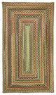 Capel Sherwood Forest Amber 0980_150 Braided Rugs - 5' 6" X 5' 6" Concentric Rec
