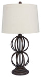 Fangio Lighting's 31" Bronze Metal Ball Table Lamp