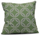 Tidepool, Geometric Print Outdoor Pillow, Green, 18"x18"