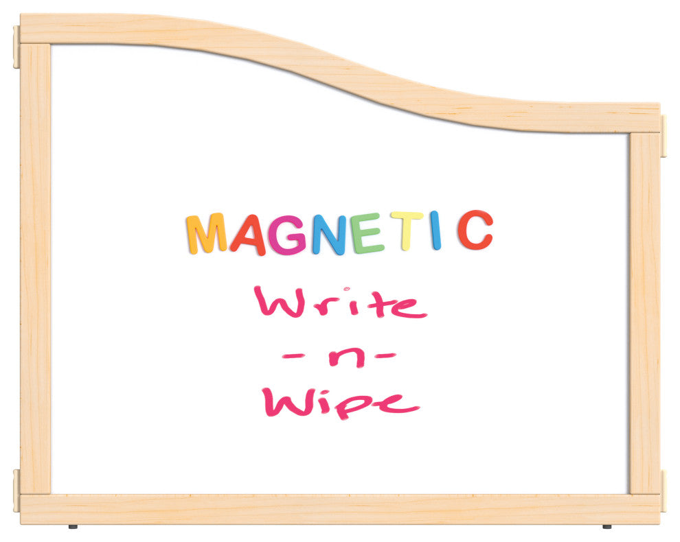 KYDZ Suite Cascade Panel - E to T-height - 36" Wide - Magnetic Write-n-Wipe
