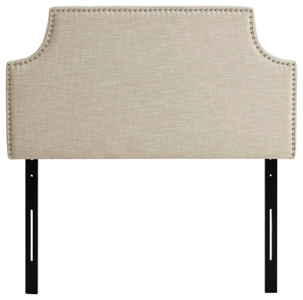 Laura Twin Upholstered Fabric Headboard