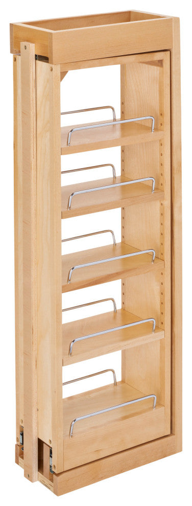 Wood Wall Filler Pull Out for 33" H New Kitchen Applications, 6"W