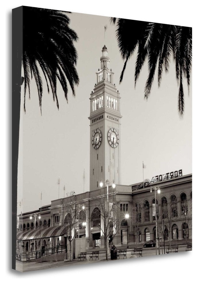 "Ferry Building - 3" By Alan Blaustein, Giclee Print on Gallery Wrap Canvas