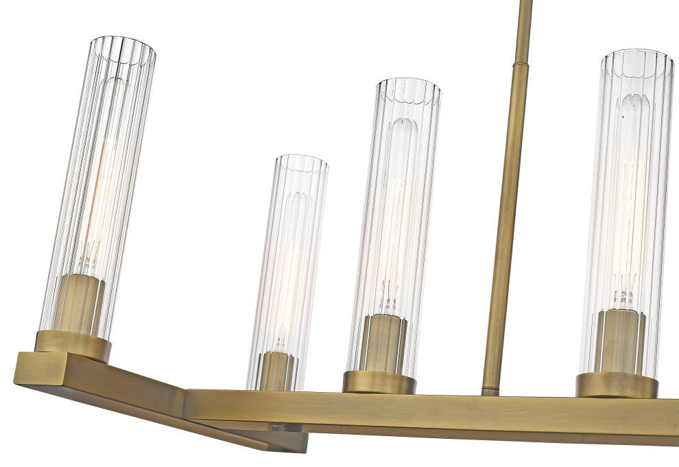 Zlite 3031-9L-RB 9-Light Island, Clear