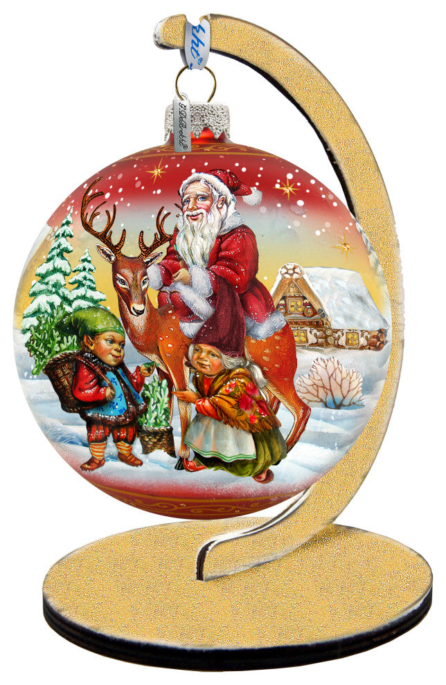 Vintage Sleight Ride In Red Le Ornament