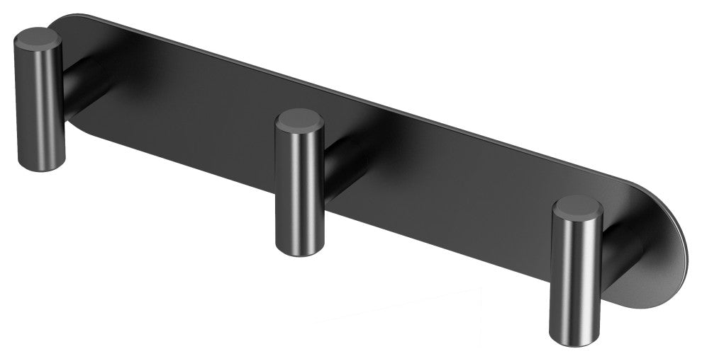 Latitude II All Modern Decor Hook, Matte Black, Triple