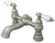 Kingston Brass 7" Deck Mount Tub Faucet, Brushed Nickel