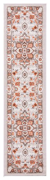 Safavieh Indoor-Outdoor Cabana Collection, CBN680 Rug, Beige/Orange, 2'2"x11'