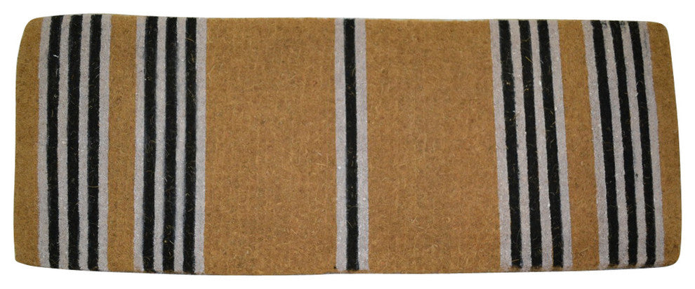 Black Stripes Mat, 48"x18"