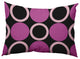 Mod Circles Accent Pillow, Orchid, 14"x20"