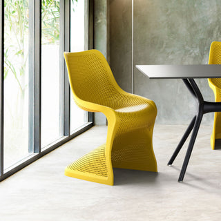 Compamia Bloom Outdoor Dining Chairs, Set of 2, Yellow