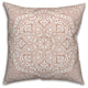 Blush Boho Medallion 16x16 Throw Pillow