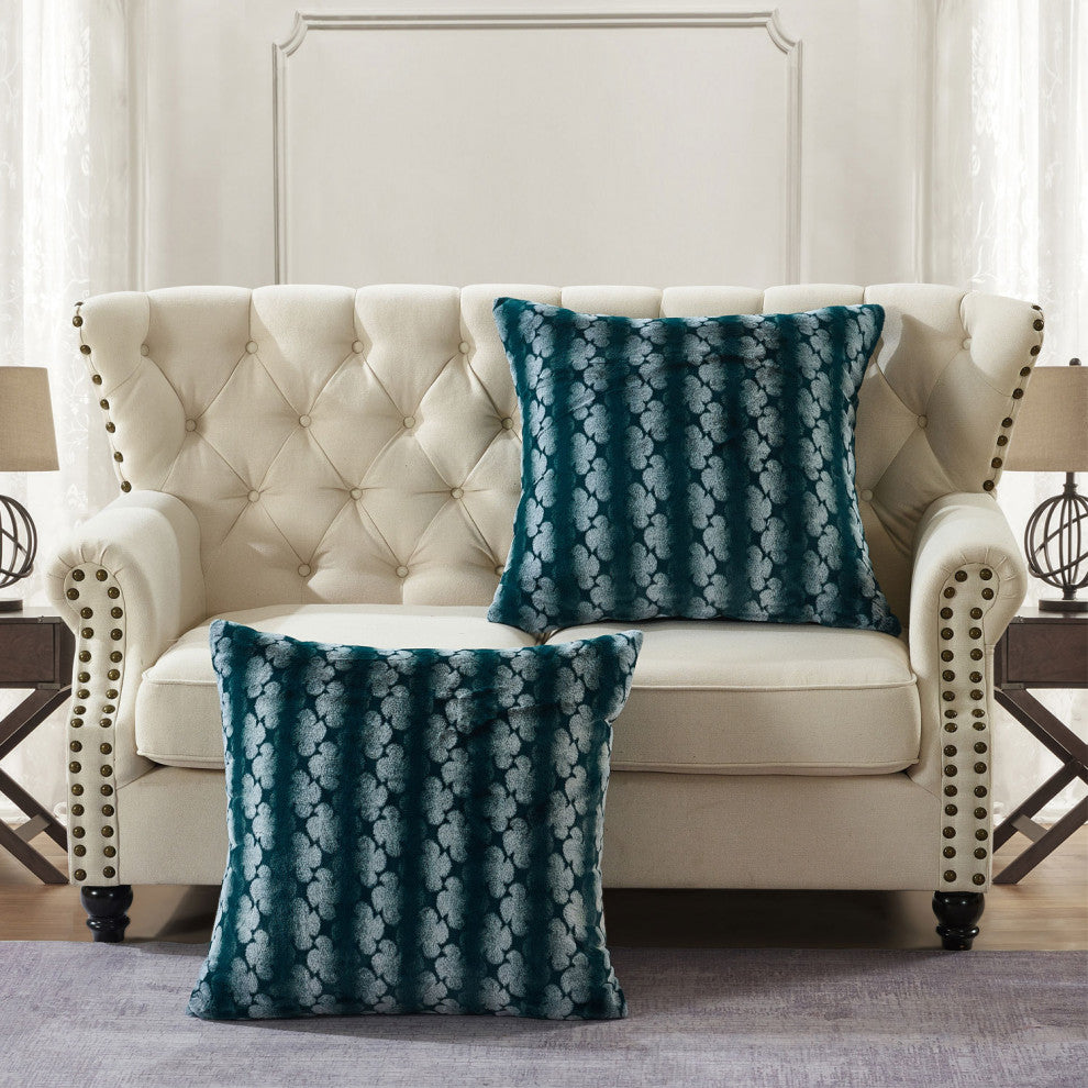 Ballys Pillow Shell Set, Deep Teal, 2 Piece, 26"x26"
