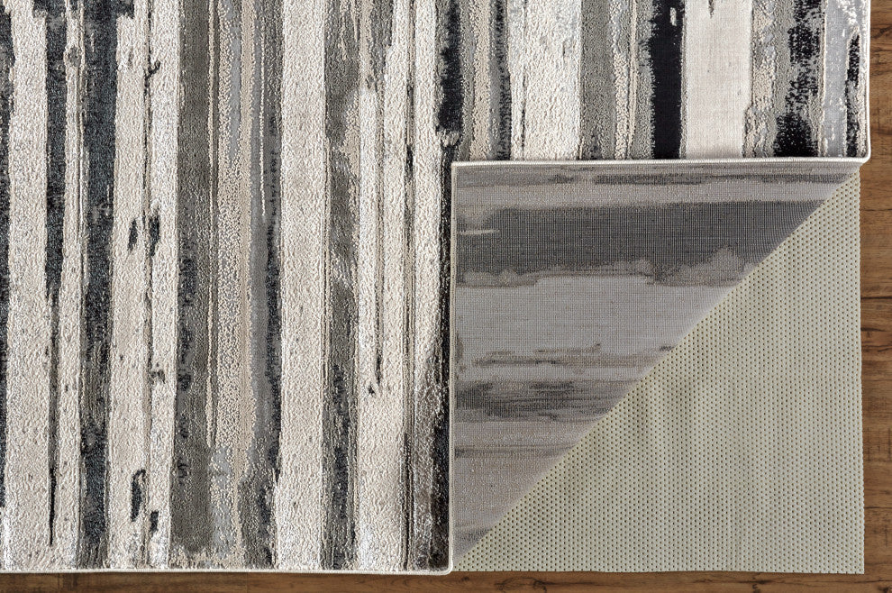 Weave & Wander Orin Rug, Silver, 6'7"x9'6"