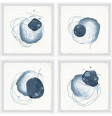 Bottom Border Quadriptych, Set of 4, 12x12 Panels