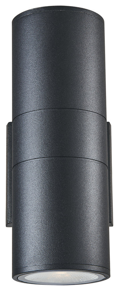 Simon Led Textured Black Outdoor/Indoor Wall Sconce 10"