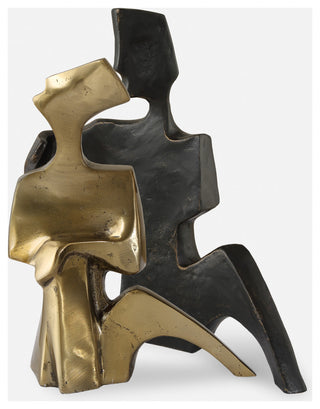 Uttermost - 18149 - Sculptures, S/2 - Affection - Shimmering Bronze And Gold