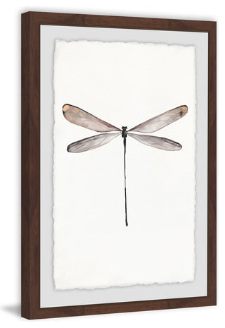 "Tall Dragonfly" Framed Painting Print, 24"x36"