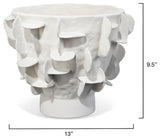 Helios Ceramic Vase, White