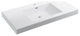 Dowell 18" FTB Resin Bathroom Vanity Basin, White, 48wx18dx6h Single