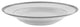 Luxor Rim Soup Bowls, Set of 6, Platinum