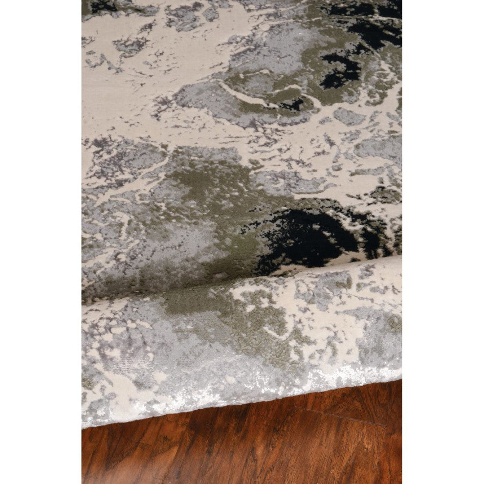 KAS Luna 7120 Silver Nightscape Area Rug, 7'10"x10'10"