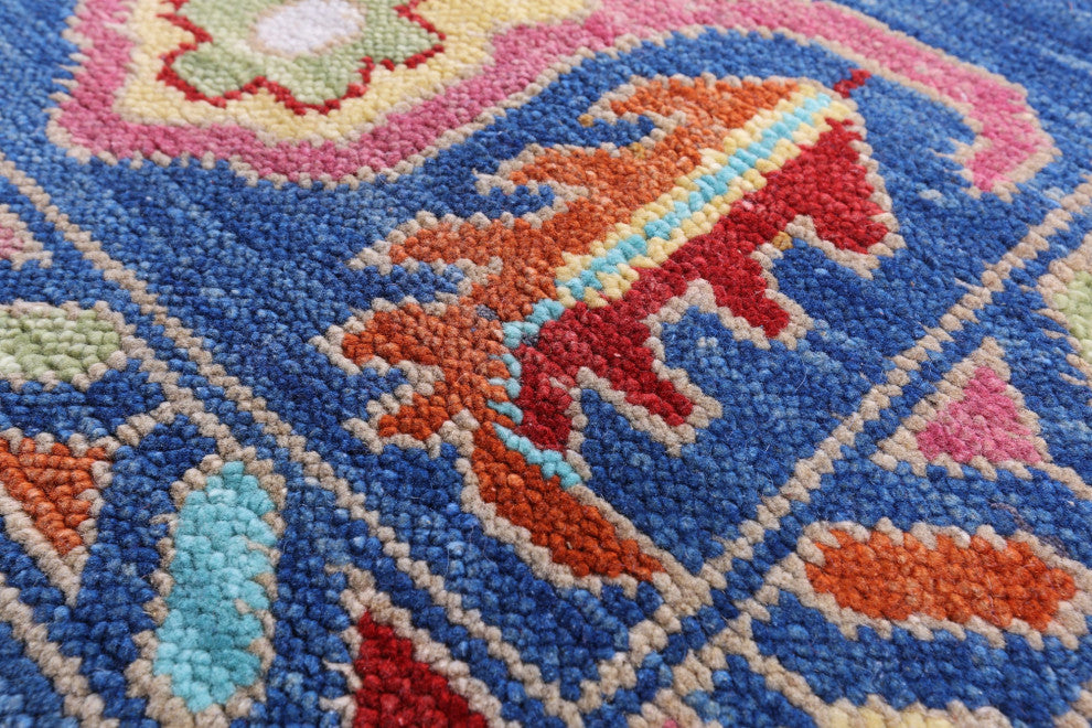 Handmade Turkish Oushak Wool Rug 8' 1" X 10' 0" - Q15846