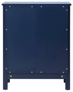 24" Wide Bathroom Storage Freestanding Cabinet, Blue