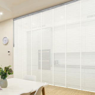 Malia 7-Panel Track Extendable Vertical Blinds 110-153"W