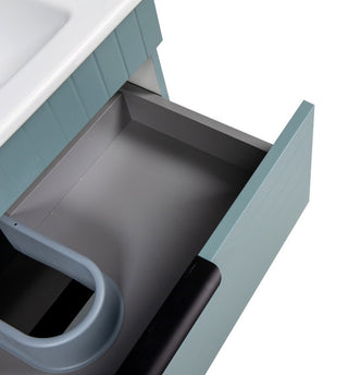 Modern Free Standing Bathroom Vanity | Trevi Light Green Matte 26"