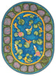 Kid Essentials Rug, Maria's Garden, 5'4"x7'8" Oval