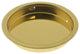 Genuine Solid Brass Round Flush Pull, Polished Brass