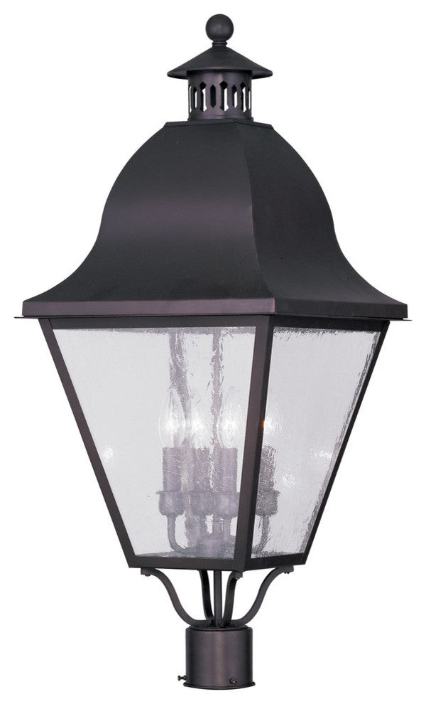 Amwell Outdoor Post Head, Bronze