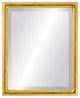 Pasadena Framed Rectangle Mirror, Gold Leaf, 17"x21"