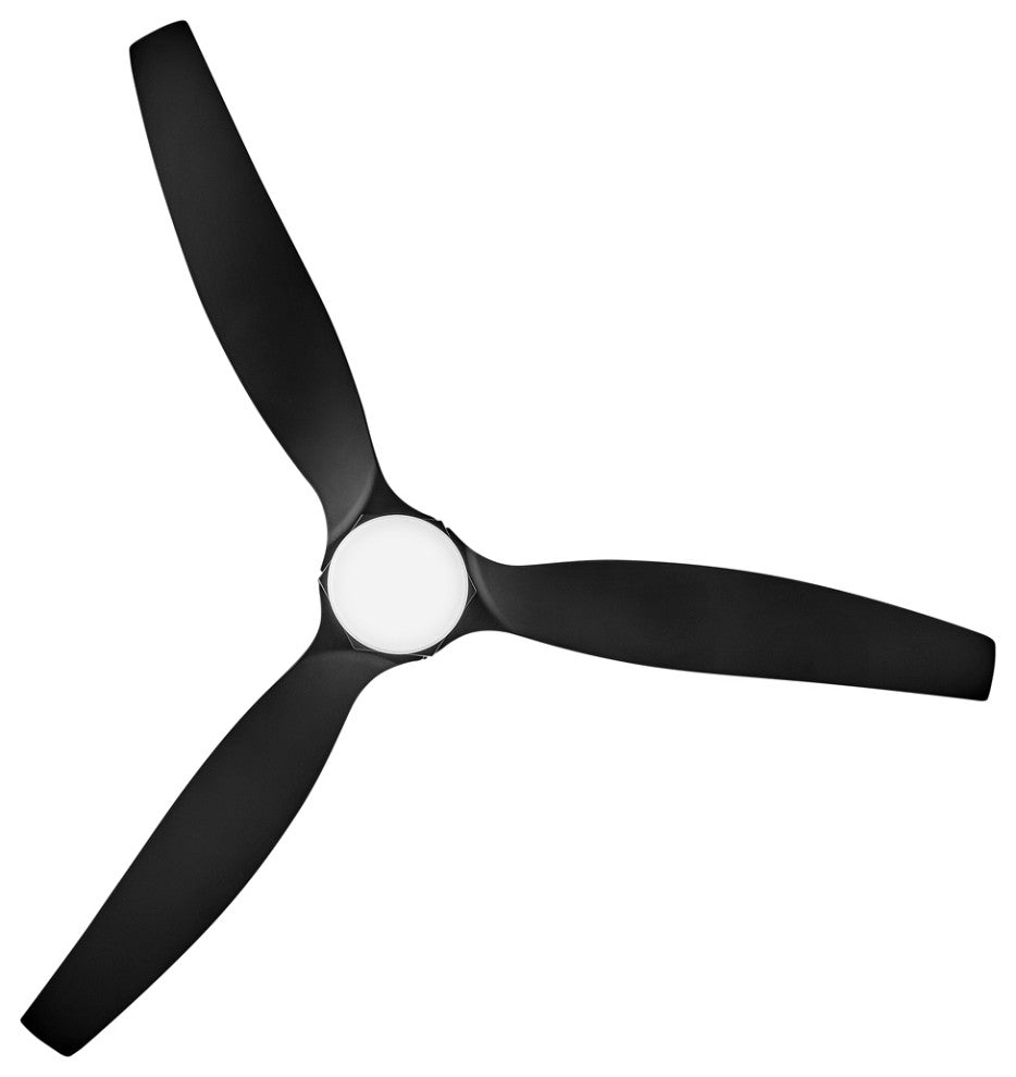 Hinkley Facet LED Ceiling Fan, Matte Black, 52"