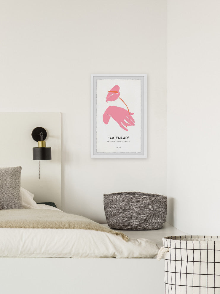 "La Fleur No 15" Framed Painting Print, 16x24