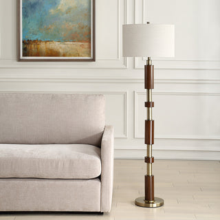 Uttermost Stacked Wooden Floor Lamp