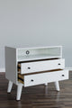 Flynn Large Nightstand, Gray