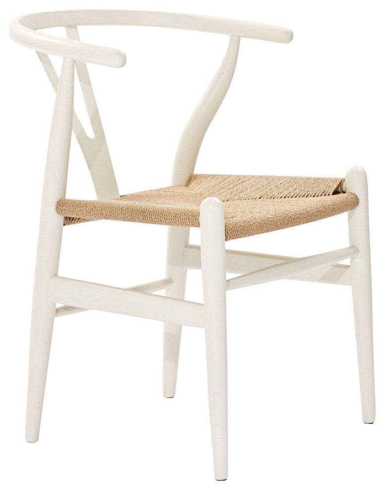 Amish Dining Wood Armchair, White