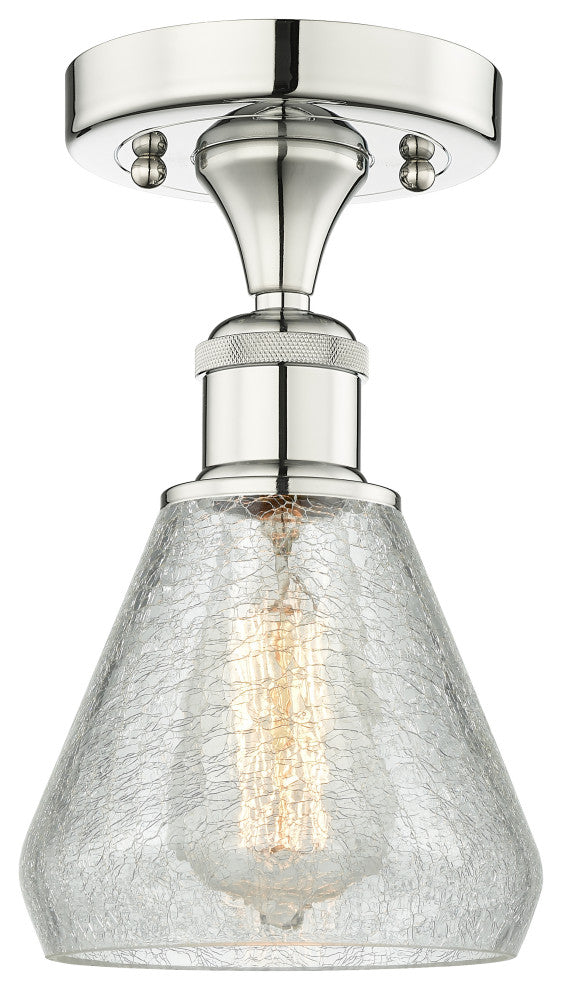 Innovations Conesus 1 6" Flush Mount Polished Nickel
