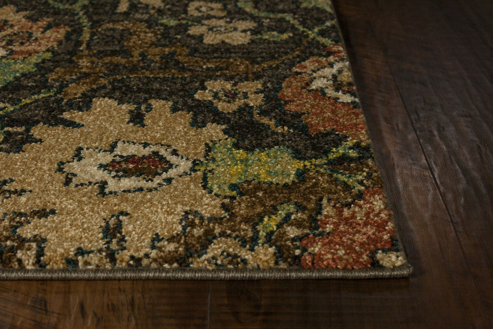 Casablanca 4409 Mocha Valencia Rug, 3'3"x4'11"