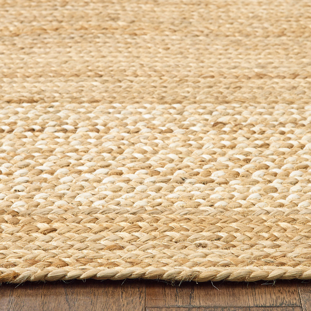 Classic Jute Flaxen Indoor Area, 4' x 6'
