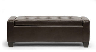 Manchester Ottoman, Dark Brown