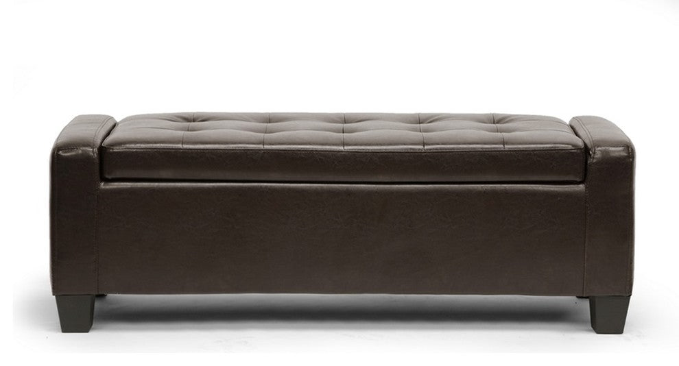 Manchester Ottoman, Dark Brown