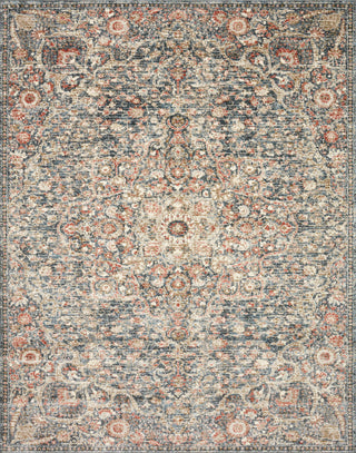 Loloi II Saban SAB-02 Blue, Spice Sample Swatch