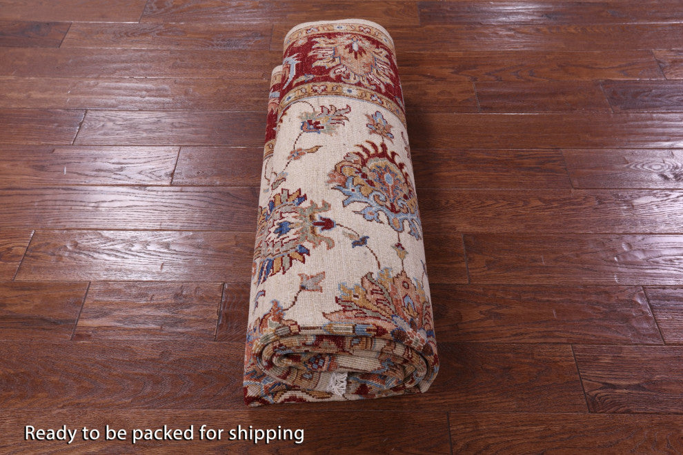 5' 7" X 7' 10" Persian Tabriz Hand Knotted Wool Rug - Q12793