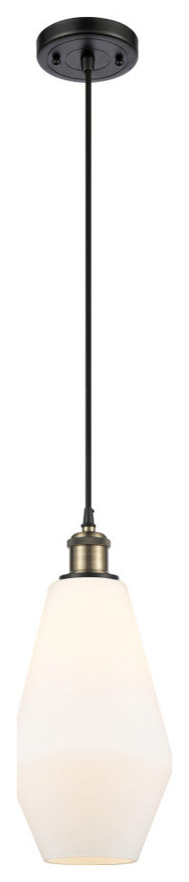 Innovations 516-1P-BAB-G651-7-LED 1-Light Mini Pendant Black Antique Brass