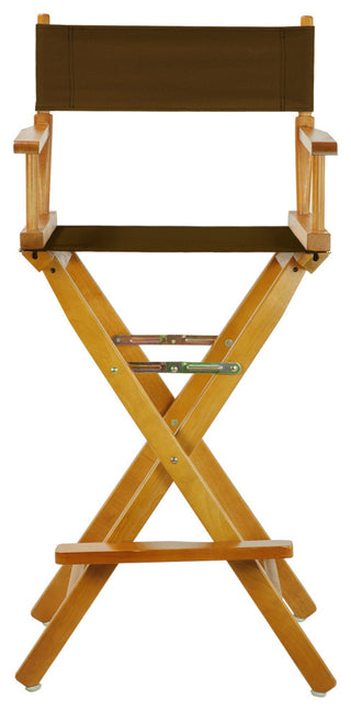030" Director's Chair Honey Oak Frame-Brown Canvas
