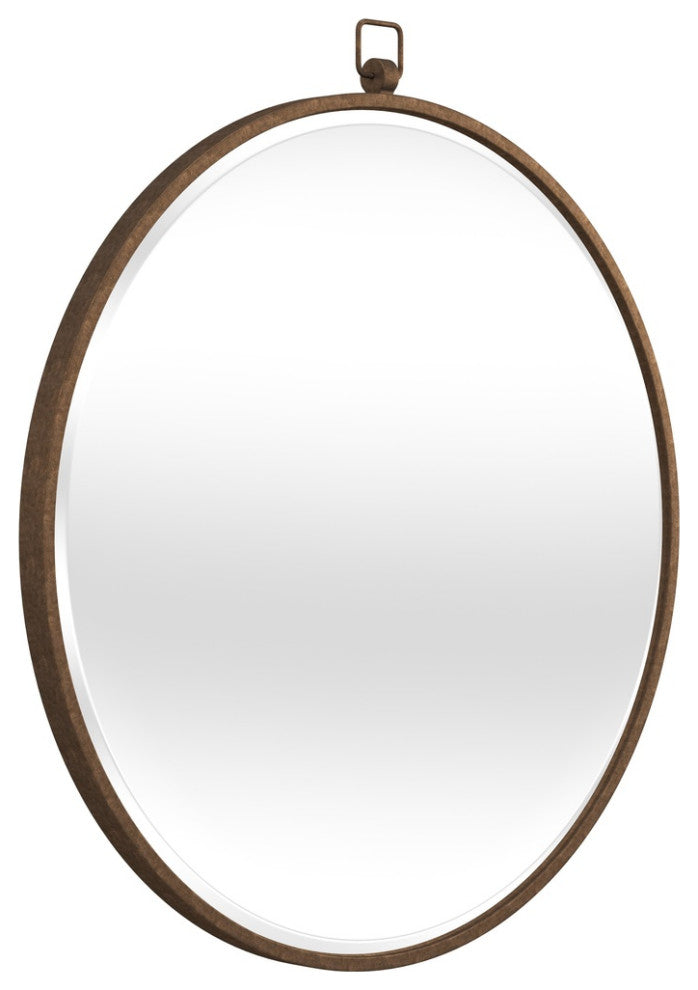 Quinn Wall Mirror - Antique Bronze