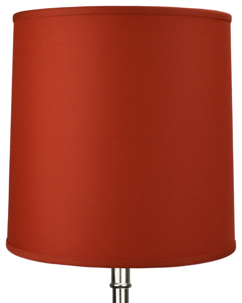 Fenchel Shades 14"x15"x15" Brass Spider Attachment Empire Lamp Shade, Linen Papr